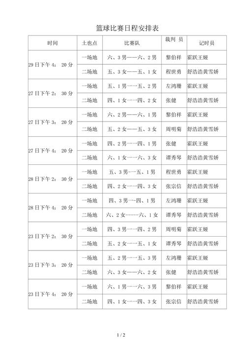 黔西州篮球比赛时间表安排,黔西县篮球场