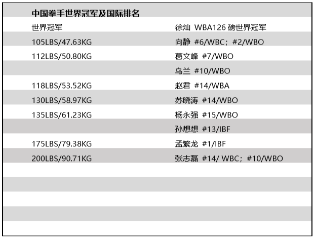 中国金牌拳王名字是谁取的,国内拳王排名