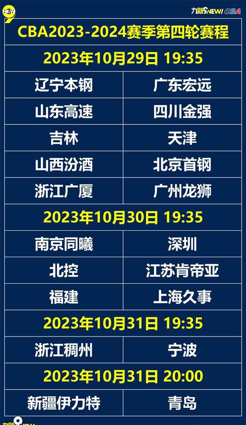 新疆cba直播赛程表最新,新疆cba最新消息