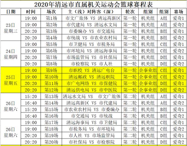 篮球亚预赛2021赛程表,篮球亚预赛赛程直播